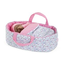 Couffin florale pour poupon 30 cm