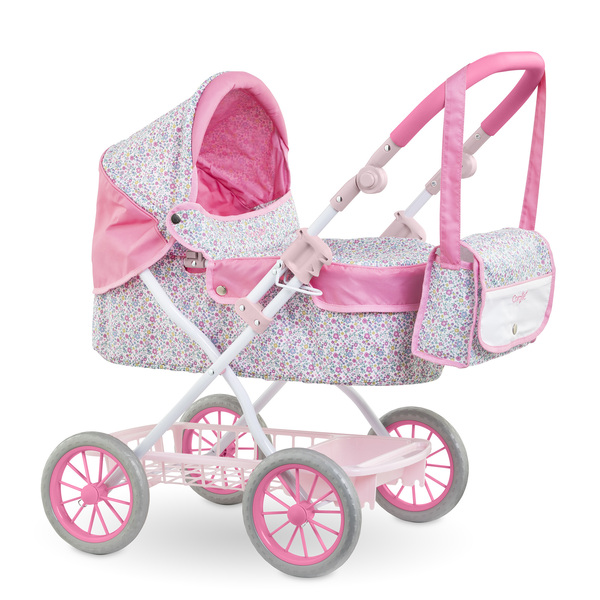 Landau floral pour poupon de 36 à 52cm