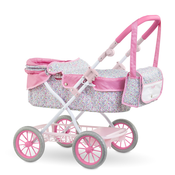 Landau floral pour poupon de 36 à 52cm