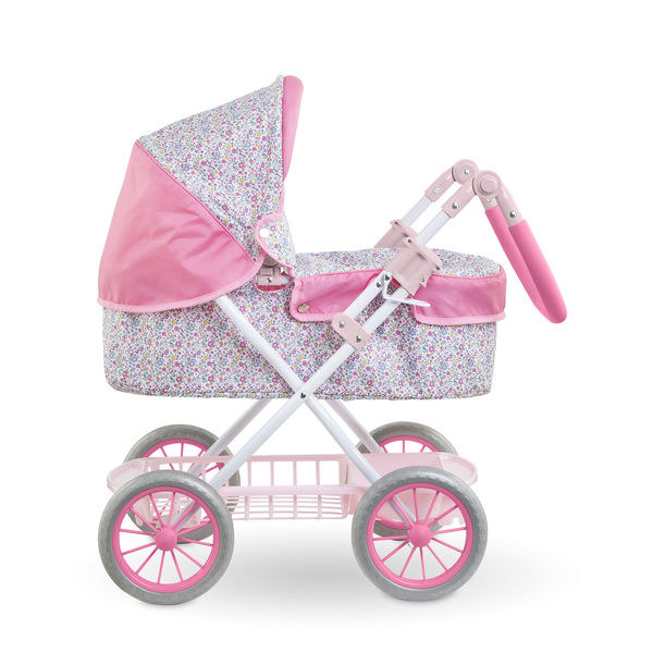 Landau floral pour poupon de 36 à 52cm