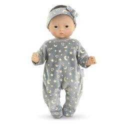 Pyjama gris Brille dans la Nuit - Poupon 30 cm