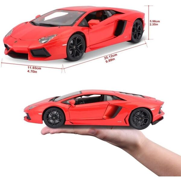 Voiture de collection Plus Bburago 1:18 (modèle aléatoire)