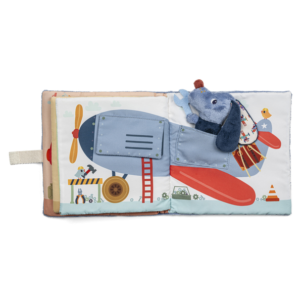 Livre d activités en tissu - Jules le chien