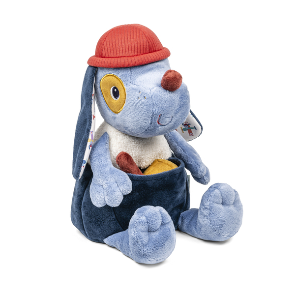 Peluche multi-activités Jules le chien bricoleur 