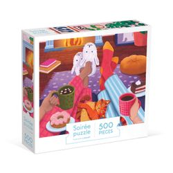 Puzzle soirée au coin du feu 500 pièces
