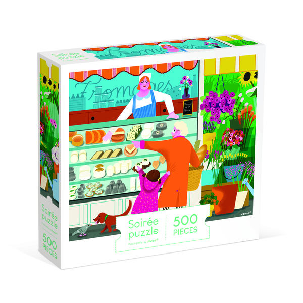 Puzzle soirée sur le marché 500 pièces