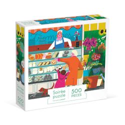 Puzzle soirée sur le marché 500 pièces
