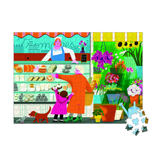 Puzzle soirée sur le marché 500 pièces