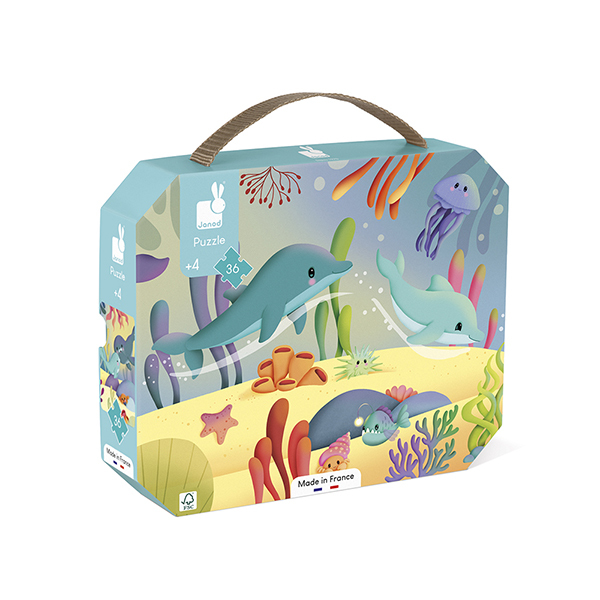 Puzzle frise les animaux marins