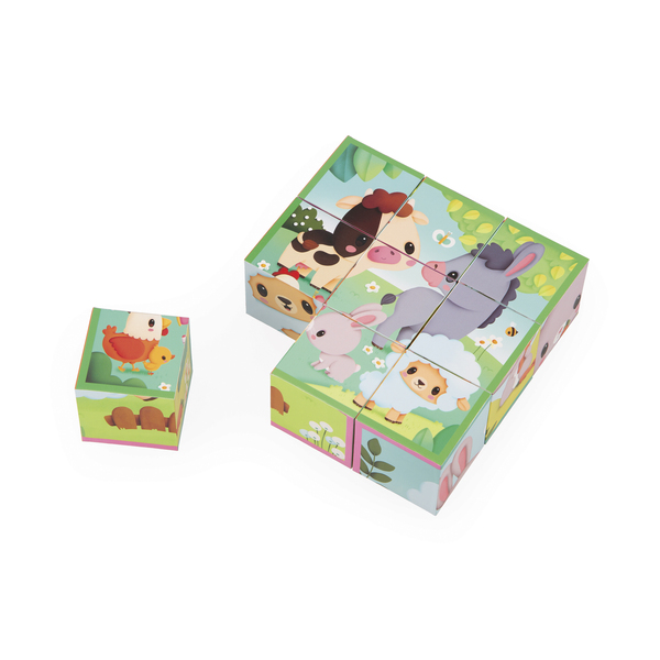 Puzzle cubes Animaux - Ferme