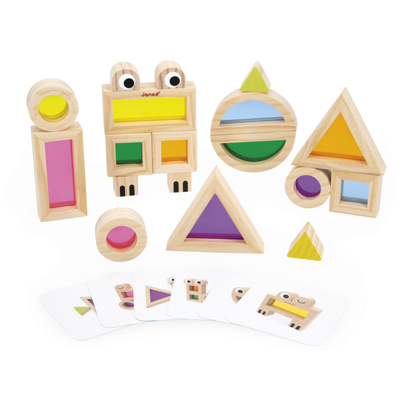 Blocs translucides en bois - Gamme sensorielle