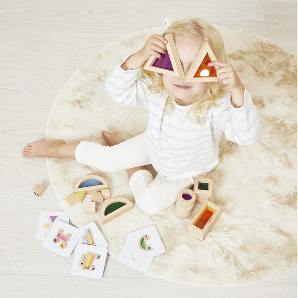 Blocs translucides en bois - Gamme sensorielle