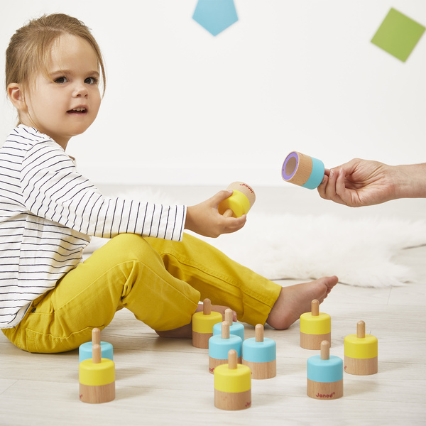 Blocs sonores en bois - Gamme sensorielle