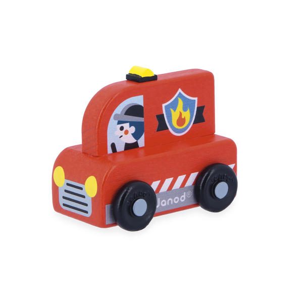 Camion de pompier en bois - Cross Roads
