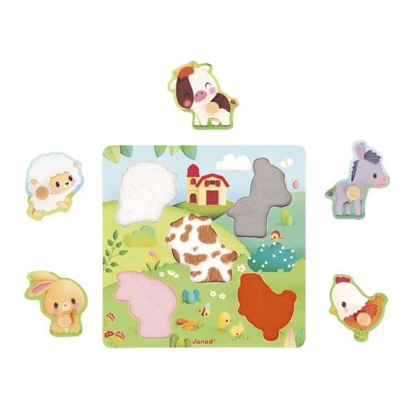 Puzzle tactile Ferme