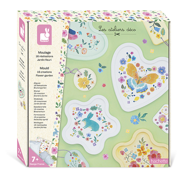 Moulage jardin fleuri