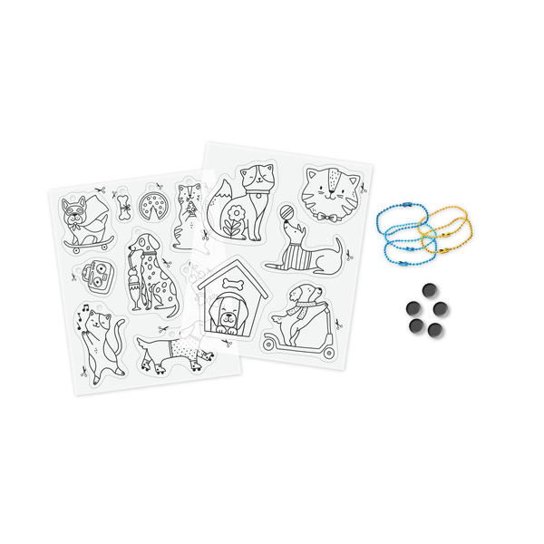 Kit créatif - 10 décos chats et chiens