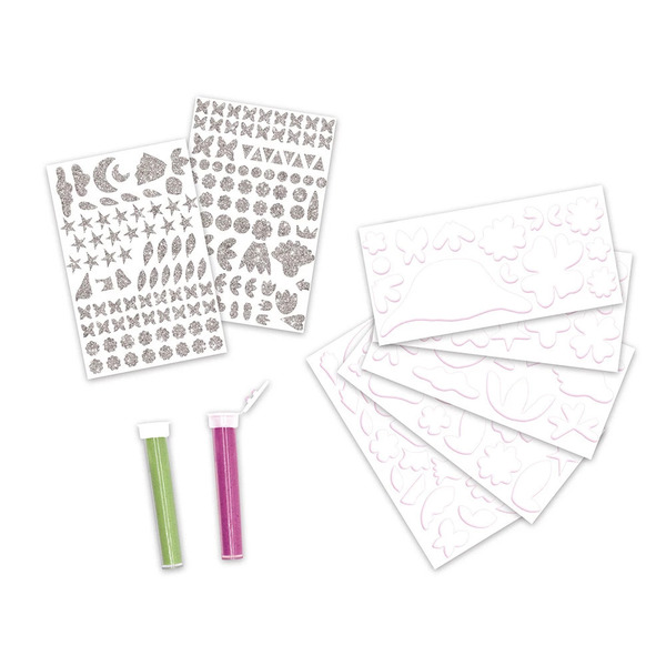 Kit Créatif - Stickers et sable phospho Magic Fairies