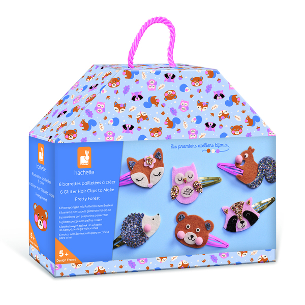 Kit 6 barrettes Pretty Forest à créer