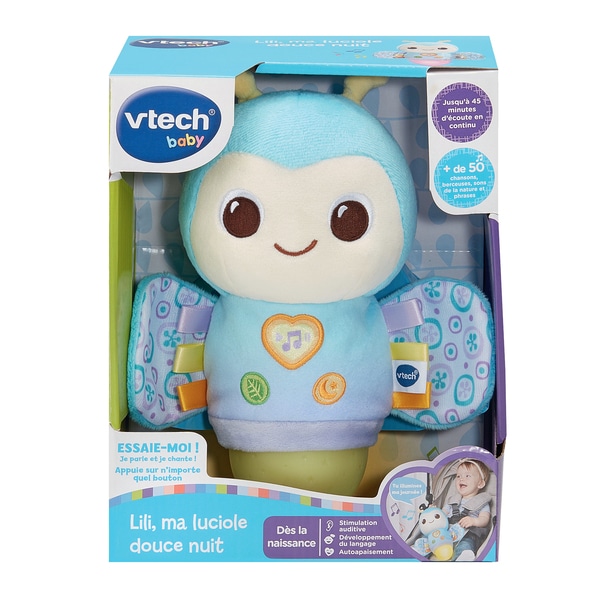 Peluche interactive Lili, ma luciole douce nuit