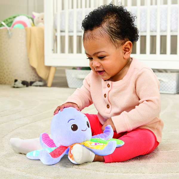 Peluche interactive Lila, Lumi pieuvre musicale