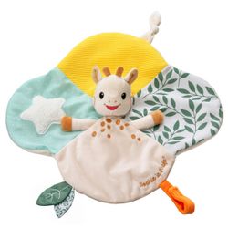 Doudou Sophie la Girafe avec attache-sucette