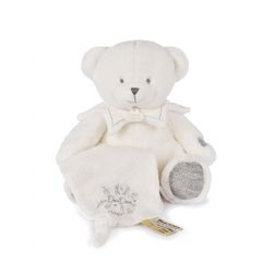 Doudou mouchoir ours gris 30cm - Collection anniversaire