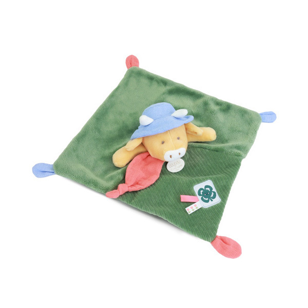 Doudou plat vache Aneth 27cm