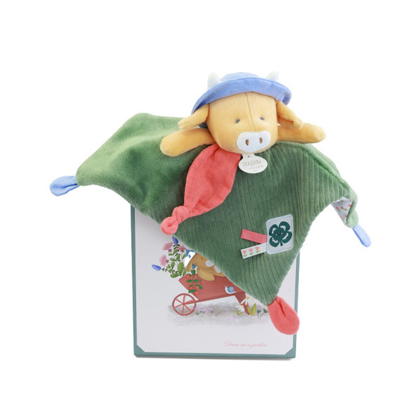 Doudou plat vache Aneth 27cm