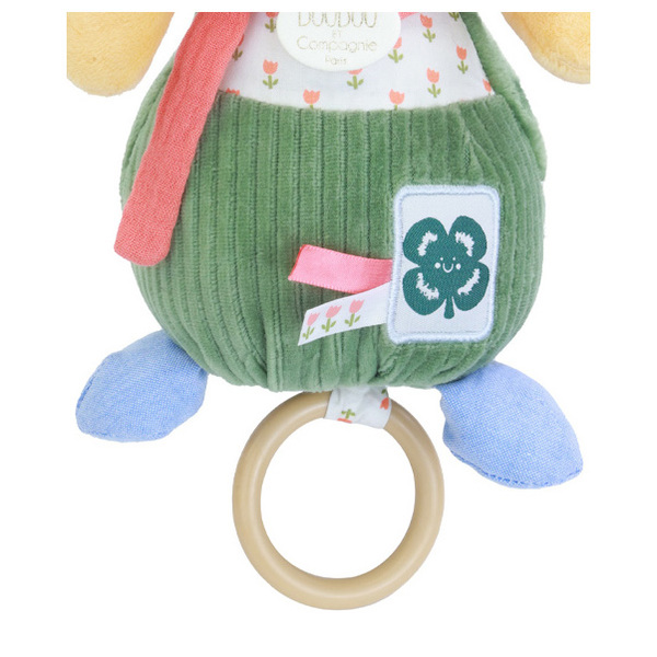 Peluche boîte à musique vache Aneth 20cm