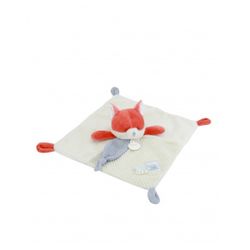 Doudou plat renard Romarin 27cm