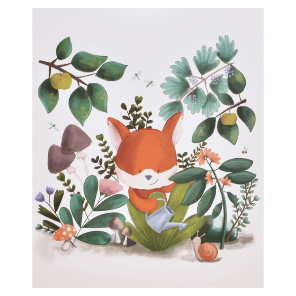 Peluche boîte à musique renard Romarin 20cm