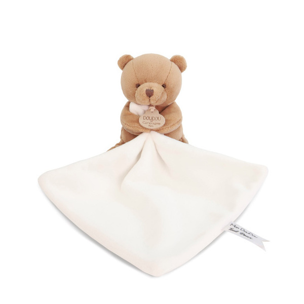 Doudou mouchoir Mon petit ourson (modèle aléatoire)
