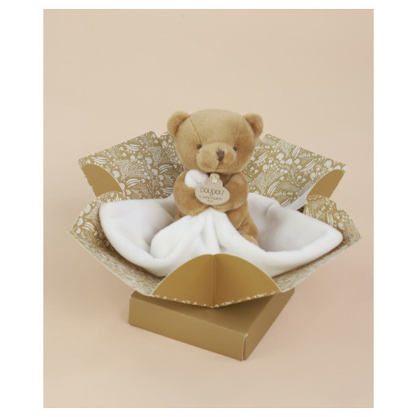 Doudou mouchoir Mon petit ourson (modèle aléatoire)