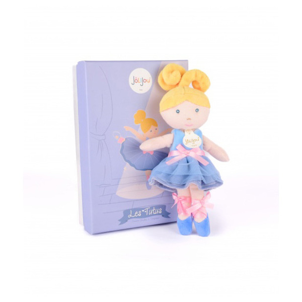Poupée souple ballerine bleue - 25cm