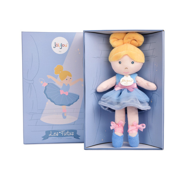 Poupée souple ballerine bleue - 25cm