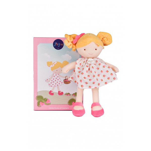 Poupée en tissu - Pretty Fraise - 28 cm