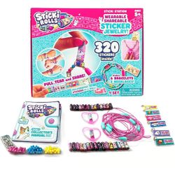 Kit de création de bijoux autocollants Sticki Rolls
