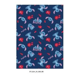 Couverture Flanelle 110x150 Stitch Aloha