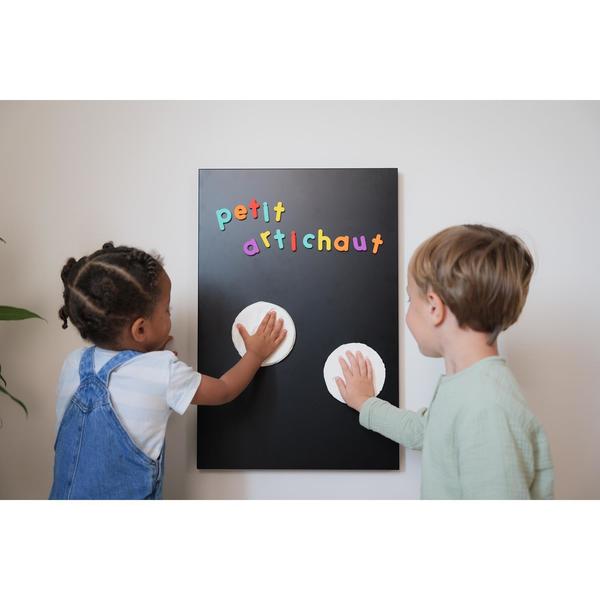 Deux magnets empreinte