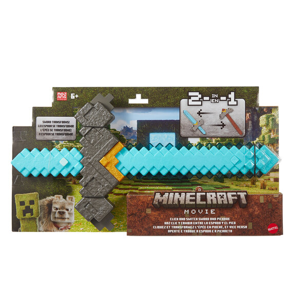 Épée et pioche 2 en 1 Minecraft Le Film