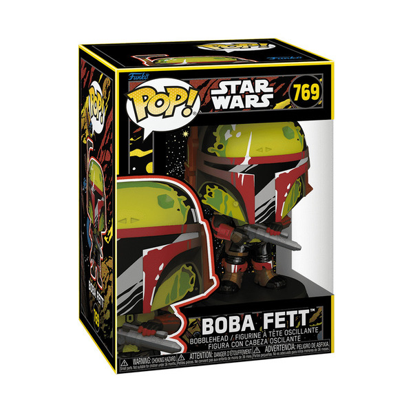 Figurine Pop Star Wars Boba Fett (Retro) 9cm