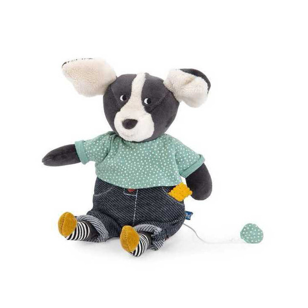 Peluche chien Puce musical 27 cm - Moulin Roty