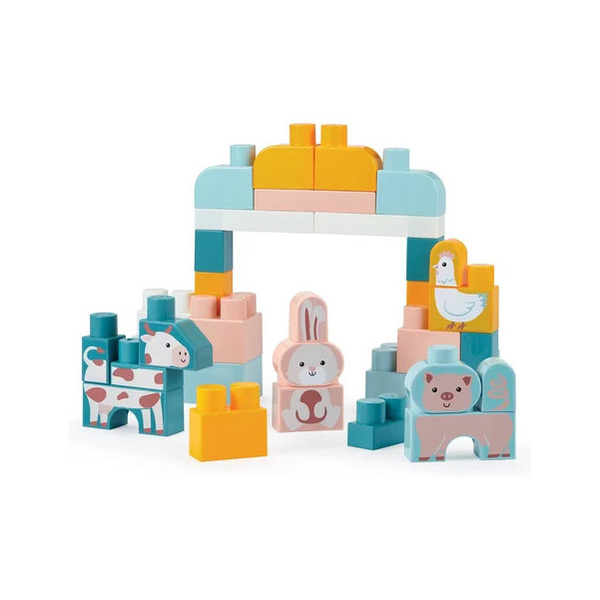 Coffret de briques 55 pièces - La ferme