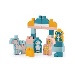 Coffret de briques 55 pièces - Le zoo