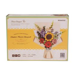 Puzzle 3D en bois - Bouquet de fleurs (581 pièces)