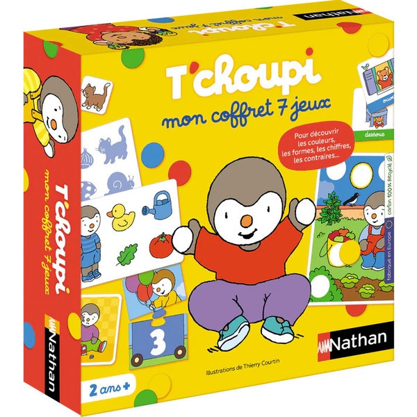 Mon coffret 7 jeux T choupi