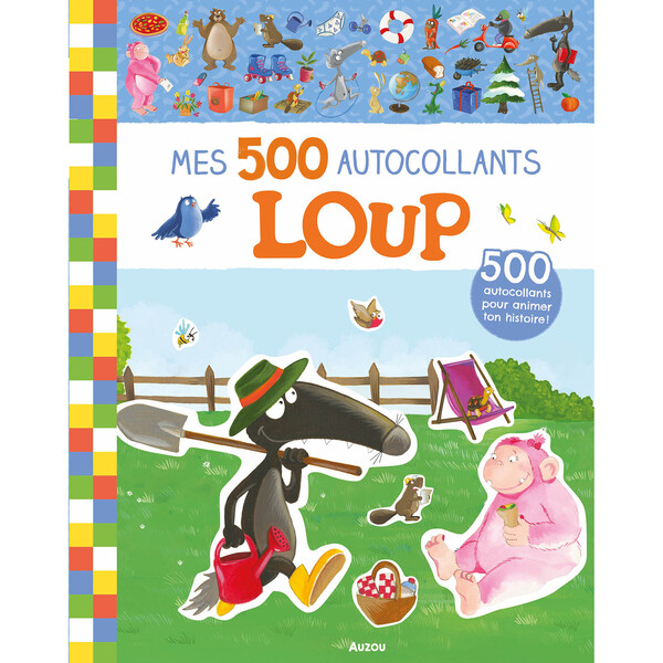Mes tout premiers autocollants - Mes 500 autocollants Loup