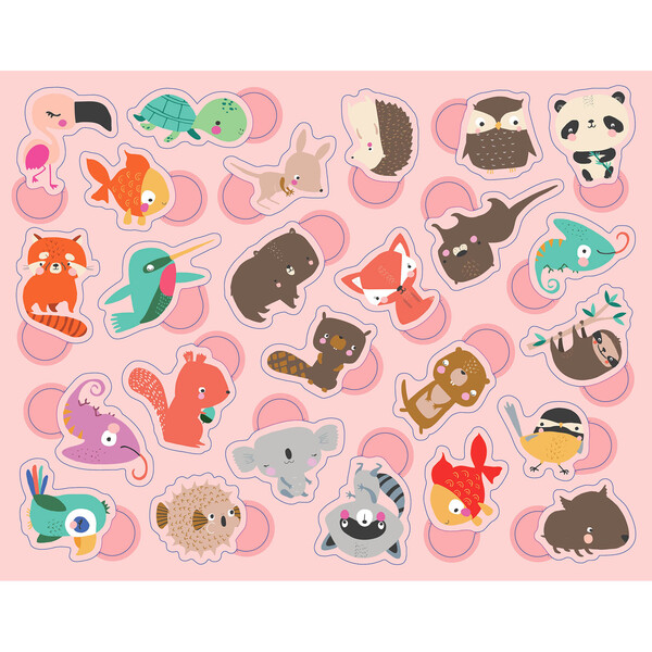 300 gommettes bébés animaux