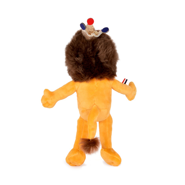 Peluche lion mascotte King Jouet